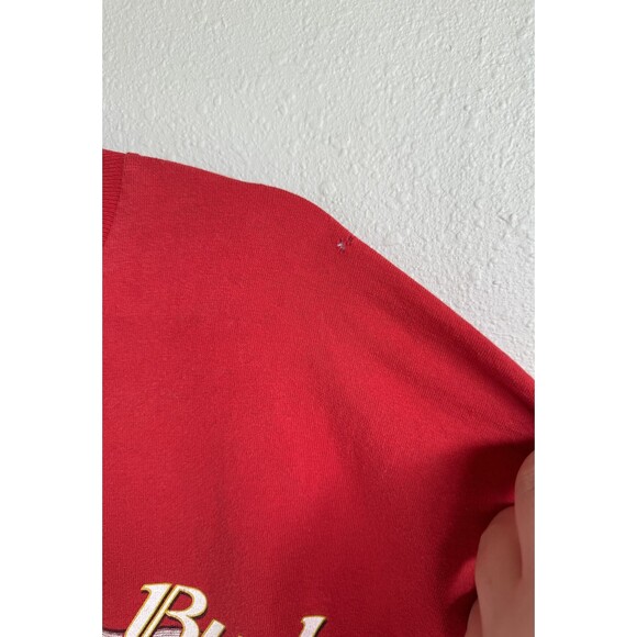 Vintage Dale Earnhardt Jr. Bud Racing T-shirt Red Cars Racing Bud Light Beer - Picture 3 of 9